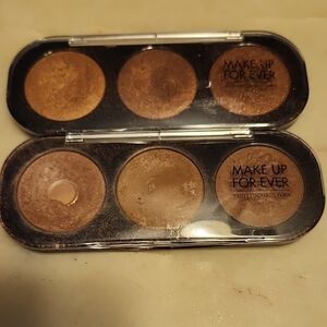 Makeup Forever Eyeshadow Palette - Brown Shades Set Of 2